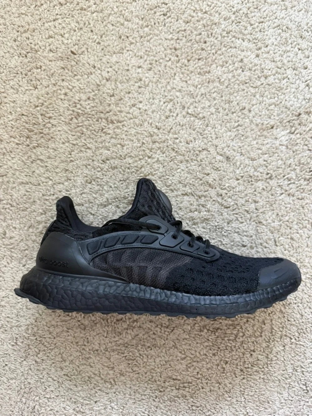 adidas Ultraboost Climacool DNA Mens 8 Triple Black Sneakers GY1975 Unworn